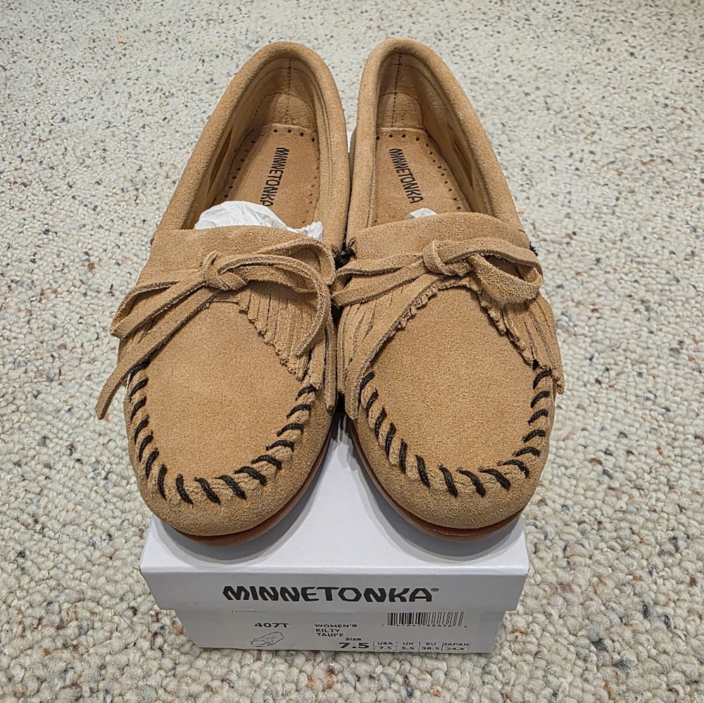 Minnetonka Kilty Moccasins